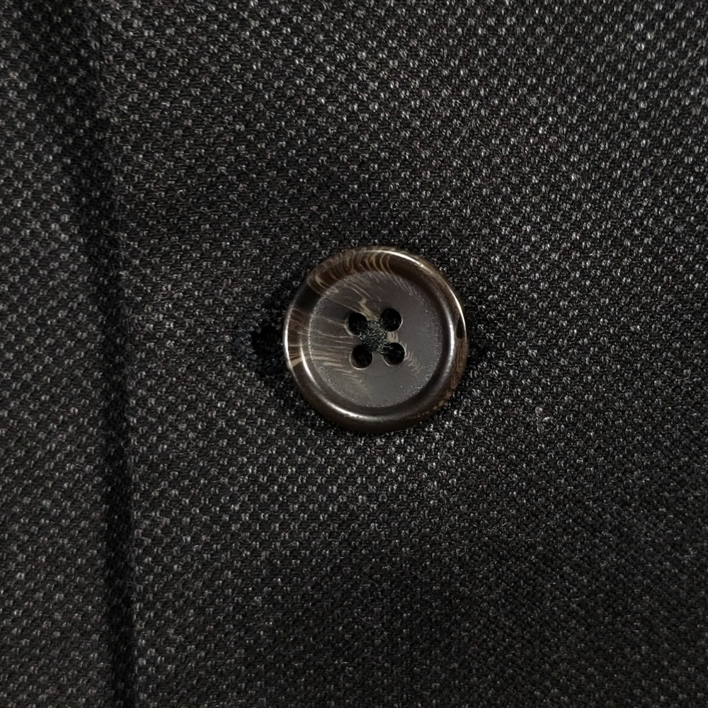 Banana Republic Blazer Mens 42 Regular Charcoal Gray Tailored Slim Sport Coat - Picture 3 of 14